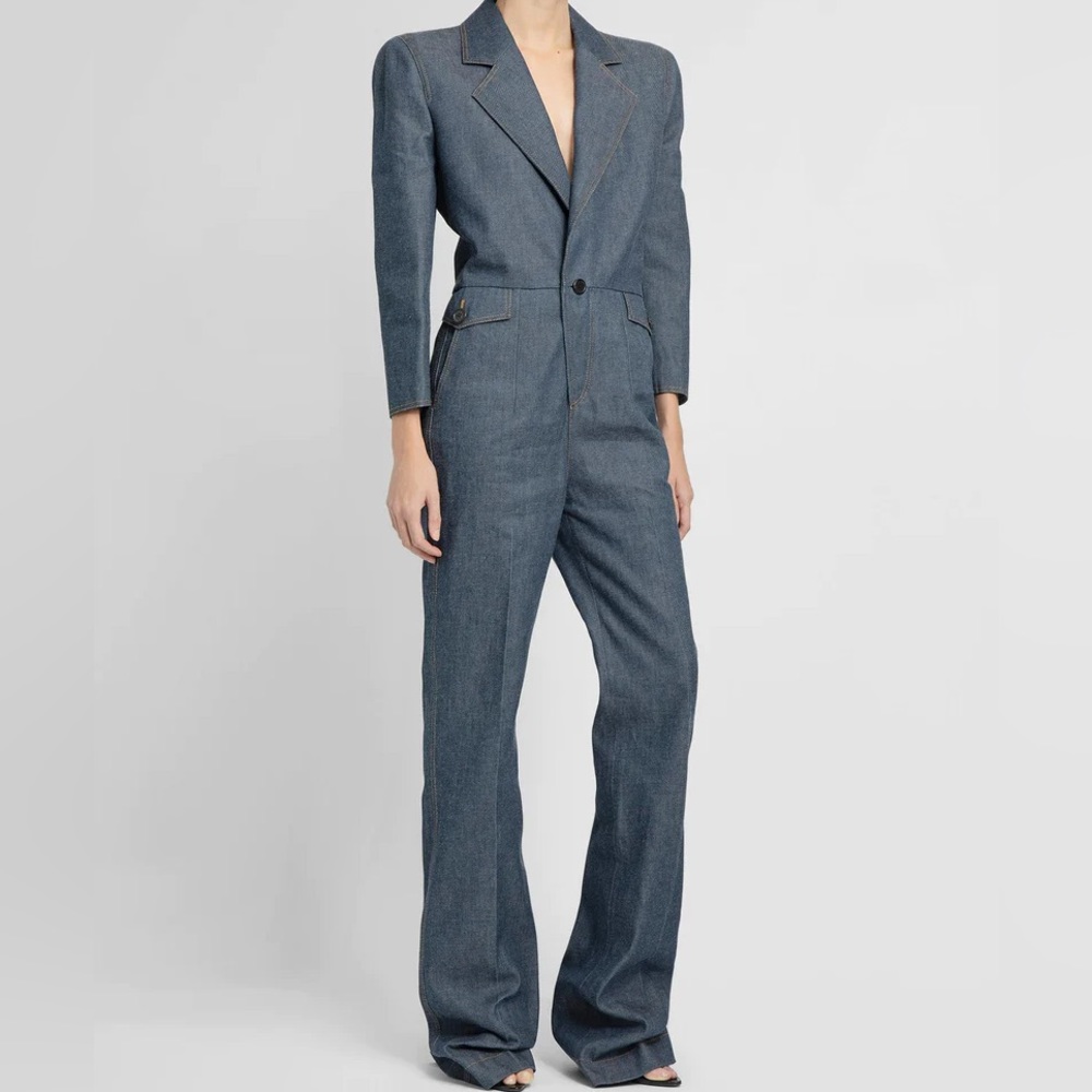 Saint Laurent Denim Jumpsuit